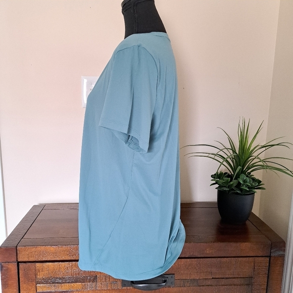 ❤️ Mondetta Active Tee Green Short Sleeved T-shirt Women's Large Top - Picture 7 of 10